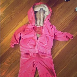 LL Bean outfit, fully lined